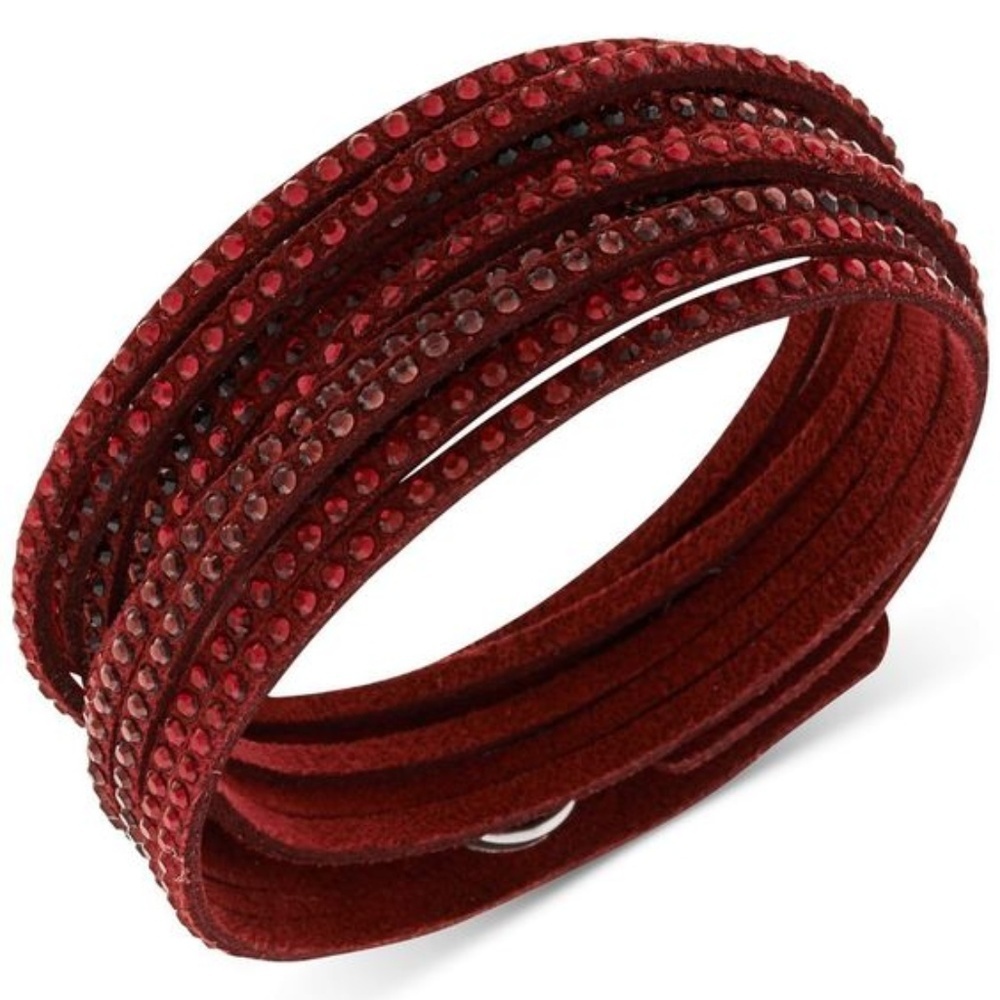 Raspberry sparkle choker/bracelet
